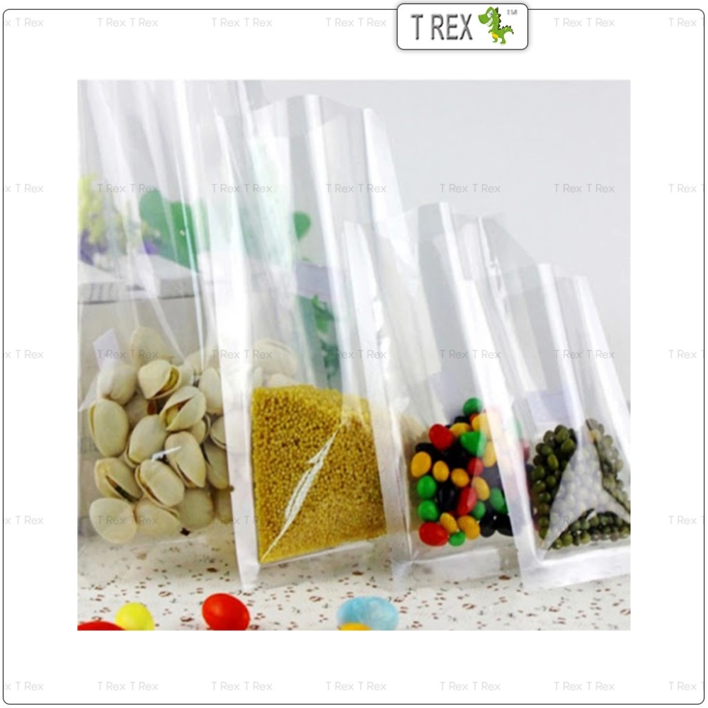 Transparent 3 Sides Sealed Smooth Surface Vacuum Nylon Plastic Bag