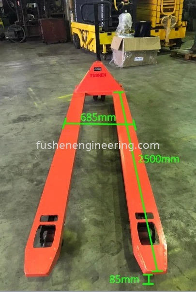 2.5 tons FUSHEN Extra Length/Super Long Pallet Truck - LC25 Series