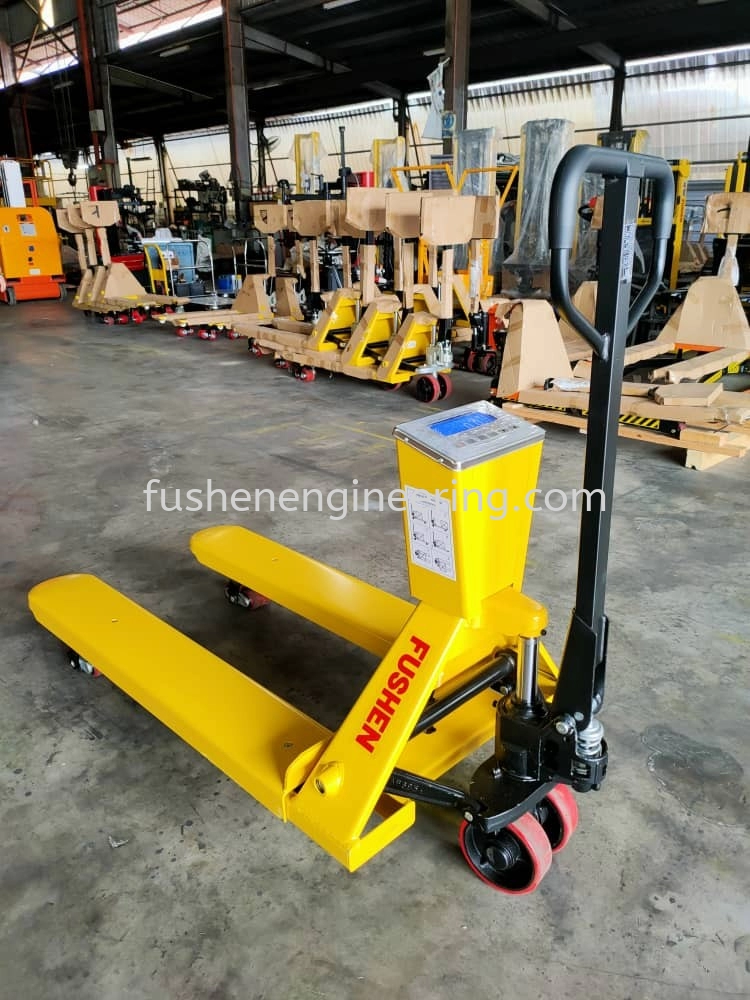 2.0 tons FUSHEN weighing scale hand pallet truck- CW2.0 Series