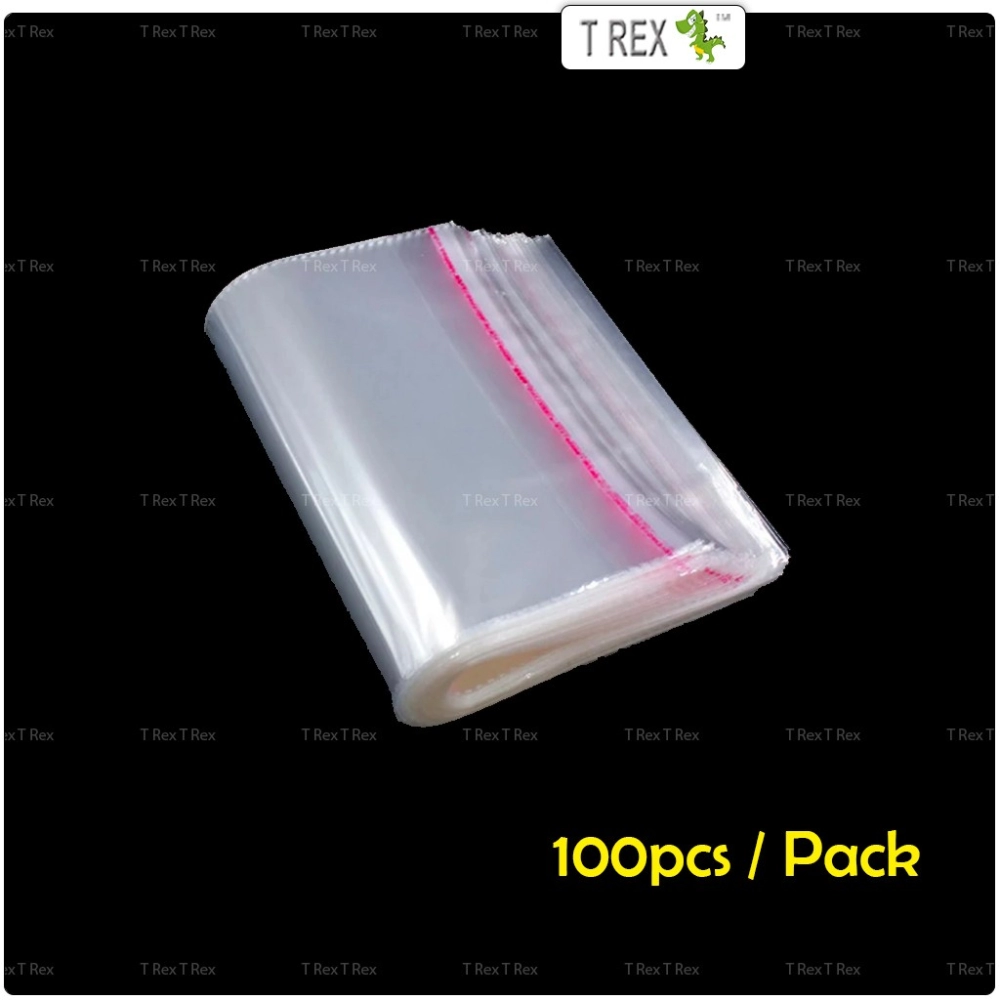 100pcs OPP Self Adhesive Plastic Bag (8 Sizes)