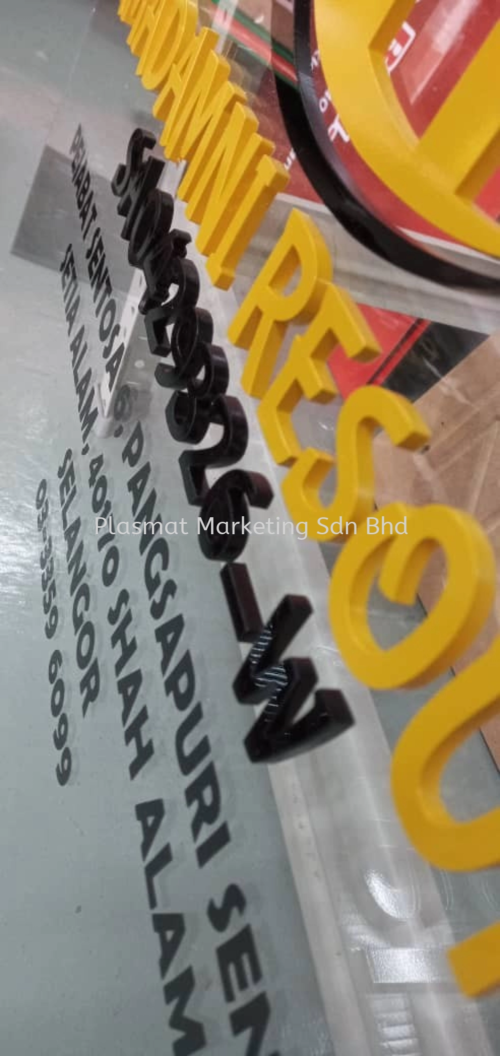 LASER CUT OUT ACRYLIC SIGNAGE