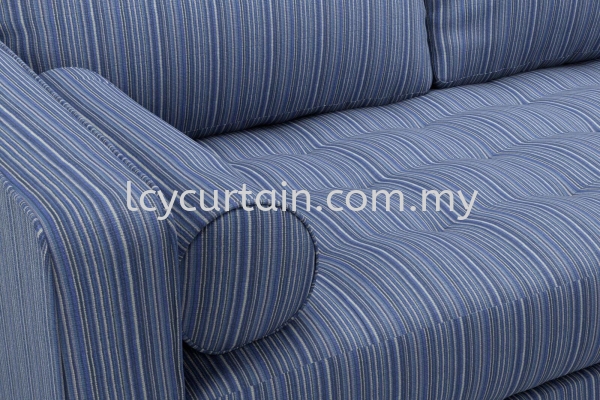 Upholstery Stripe Bingo 11 Denim