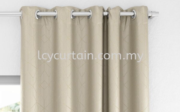 Graphical Curtain Instinct Operative 19 Linen