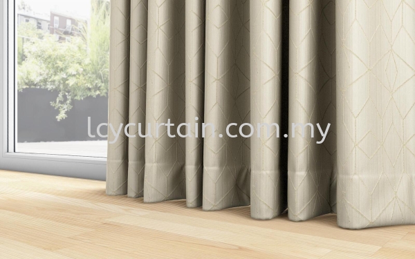 Graphical Curtain Instinct Operative 19 Linen