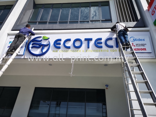 Ecotech - Aluminium 3d Box up Led Frontlit 