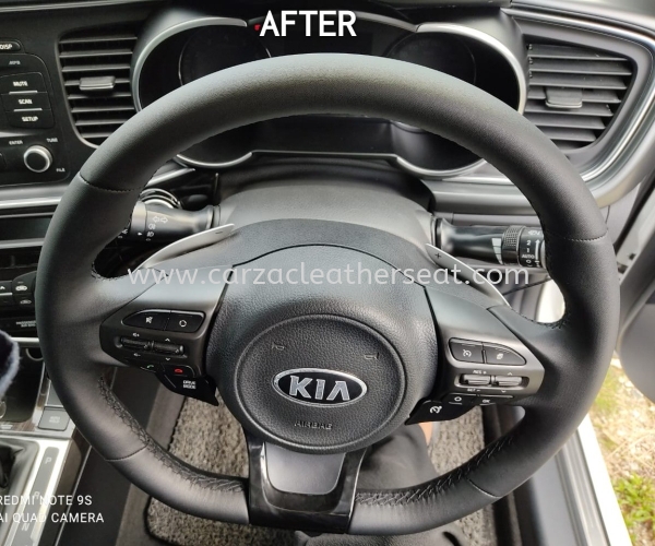 KIA OPTIMA K5 STEERING WHEEL REPLACE/STERING BALUT/STERING BALUT LEATHER