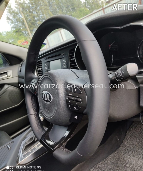 KIA OPTIMA K5 STEERING WHEEL REPLACE/STERING BALUT/STERING BALUT LEATHER