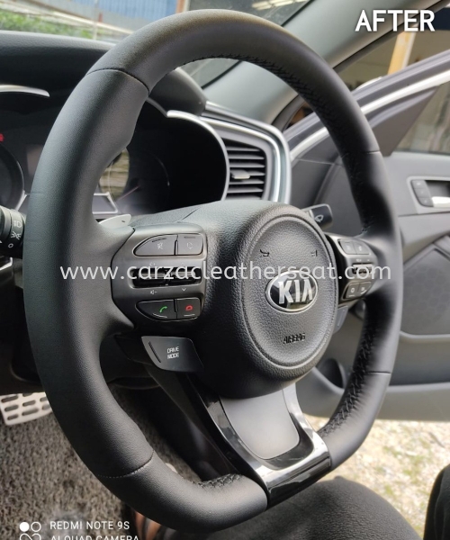 KIA OPTIMA K5 STEERING WHEEL REPLACE/STERING BALUT/STERING BALUT LEATHER