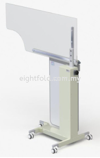 Height Adjustable Over Table Shield 1