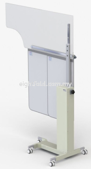 Height Adjustable Over Table Shield 3
