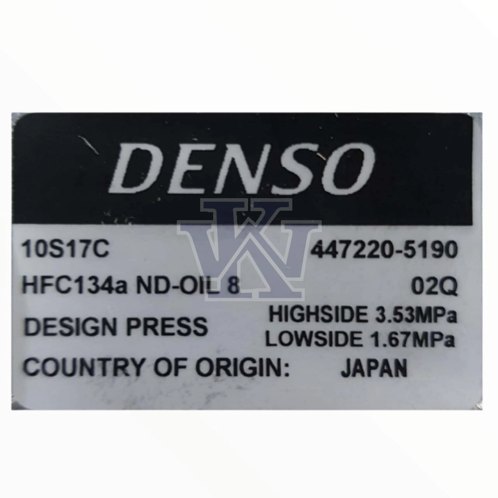 TOYOTA LAND CRUISER PRADO VZJ121 GRJ12 KDJ12 COMPRESSOR DENSO 10S17C 883206A401 447180-5320 DCP50097