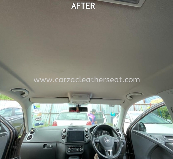 VOLKSWAGEN TIGUAN ROOF LINER COVER REPLACE/BUMBUNG REPAIR