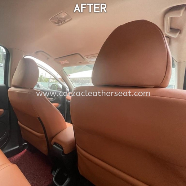 HONDA HR-V FULL SEAT REPLACE FROM FABRIC TO BROWN LEATHER