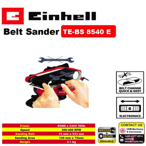 EINHELL Belt Sander TE-BS 8540 E