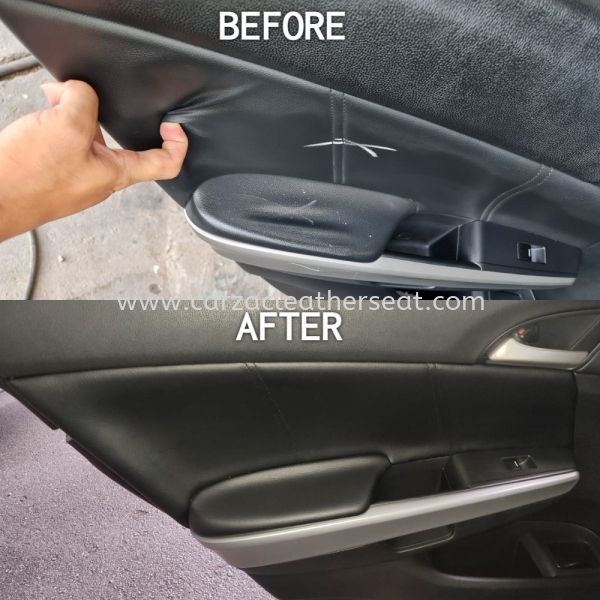 HONDA ACCORD DOOR PANEL WRAPPING REPLACE LEATHER