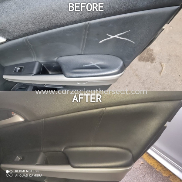 HONDA ACCORD DOOR PANEL WRAPPING REPLACE LEATHER