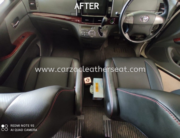 TOYOTA ESTIMA SEAT REPLACE LEATHER