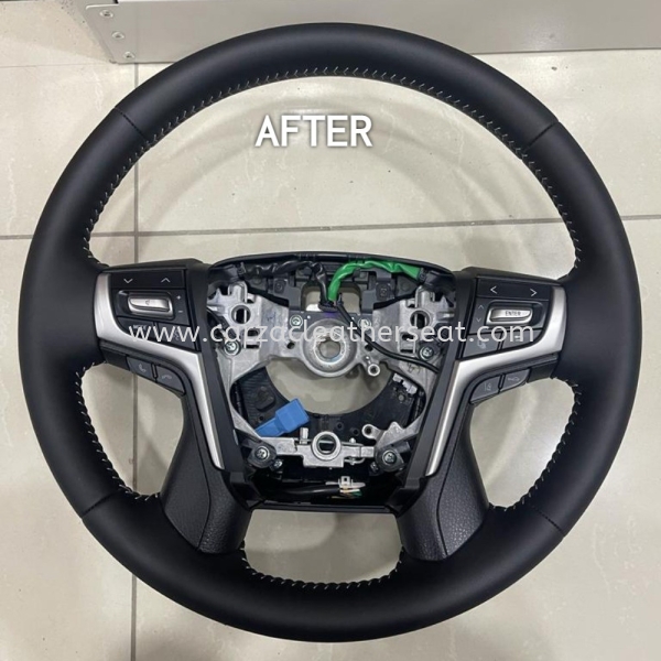 TOYOTA VELLFIRE STEERING WHEEL REPLACE NAPPA LEATHER