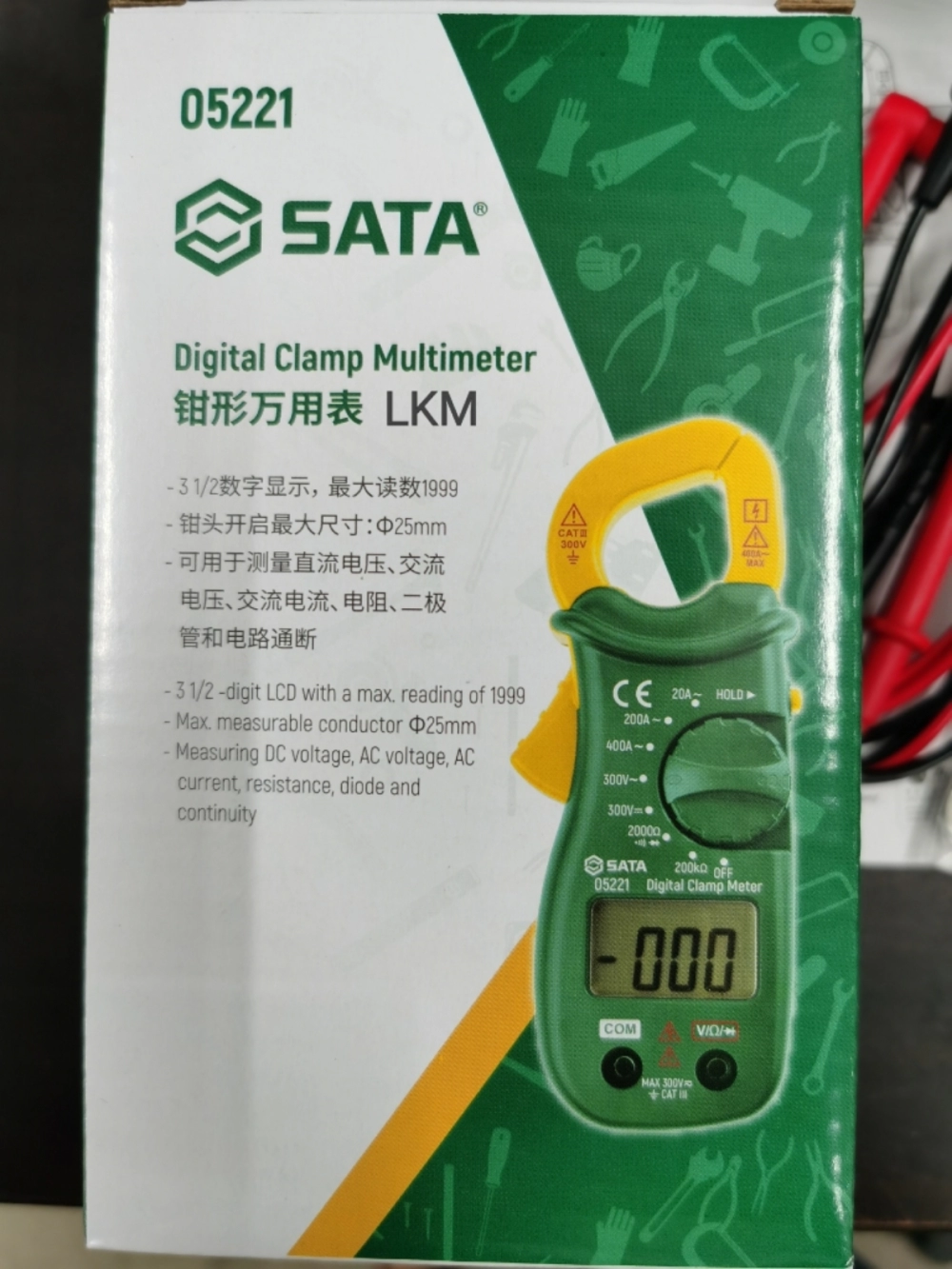 Sata Digital Clamp Multimeter 05221