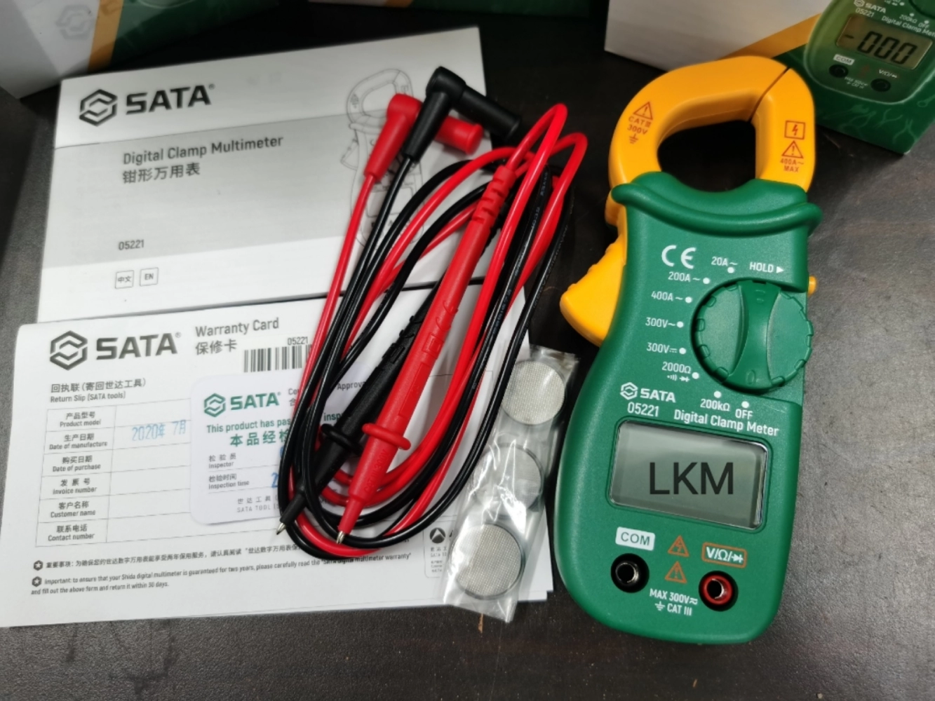 Sata Digital Clamp Multimeter 05221