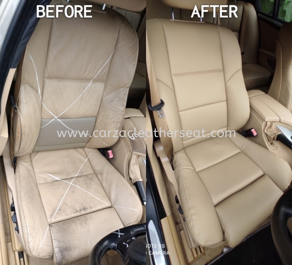 BMW 525I DRIVER & PASSENGER SEAT REPLACE LEATHER