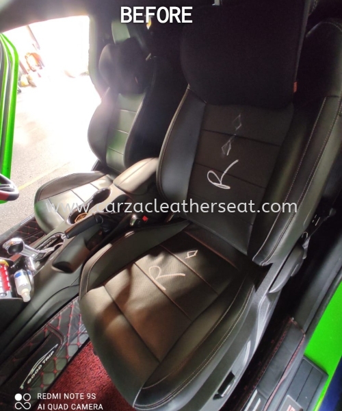 FORD MUSTANG CUSTOM SEAT REPLACE BLACK TO RED 