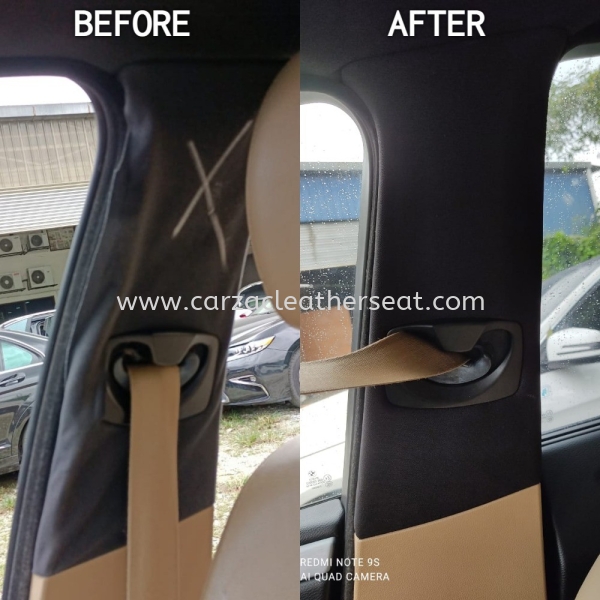 BMW 525I FRONT, CENTER & REAR PILLAR REPLACE 