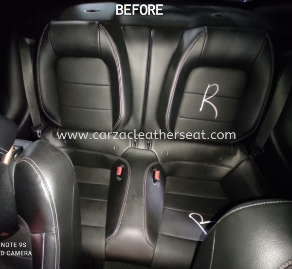 FORD MUSTANG CUSTOM SEAT REPLACE BLACK TO RED 