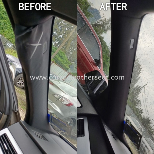BMW 525I FRONT, CENTER & REAR PILLAR REPLACE 