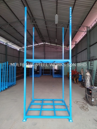 Heavy Duty Pole Pallet Pallet Tainer – Industrial Steel Storage Rack ...