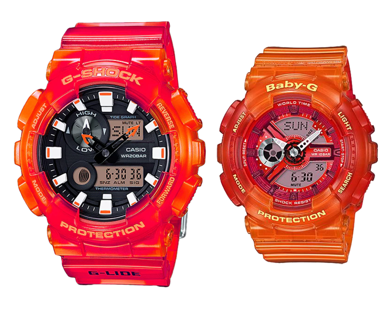 GAX-100MSA + BA-110JM | G-Shock G-LIDE + Baby-G Couples