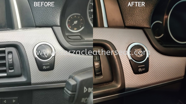 BMW 528I PUSH START BUTTON LOGO SPRAY 