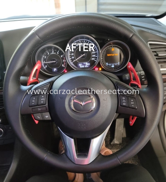 MAZDA 6 STEERING WHEEL REEPLACE LEATHER 