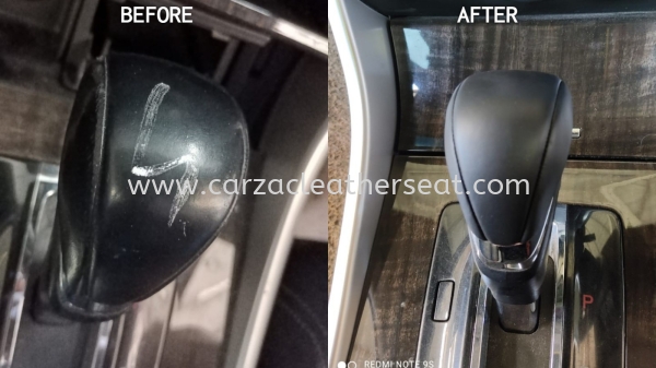 HONDA ACCORD GEAR KNOB REPLACE LEATHER 