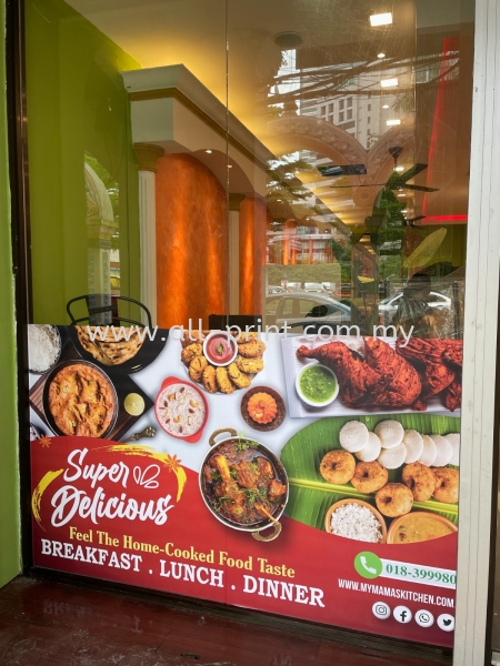 Mymama's Bangsar - Glass Signage 