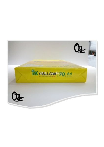 IK Yellow A4 Copier Paper 70gsm 450 Sheets