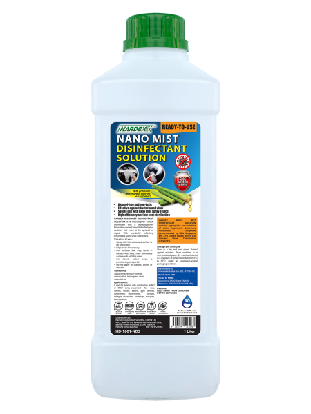 HARDEX NANO MIST DISINFECTANT SOLUTION - 1L