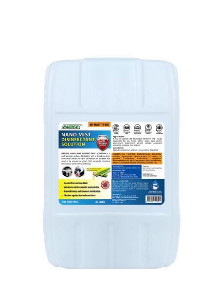 HARDEX NANO MIST DISINFECTANT SOLUTION - 20L