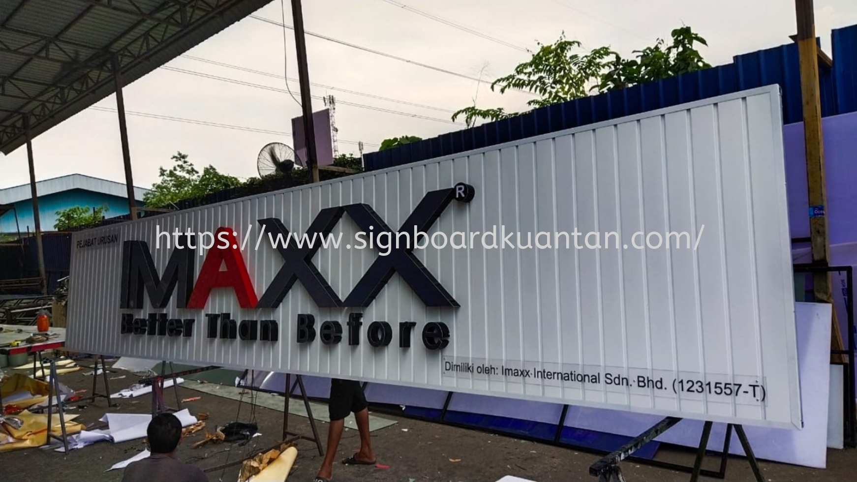 IMAXX ALUMINIUM PANEL 3D LED BOX UP SIGNAGE 