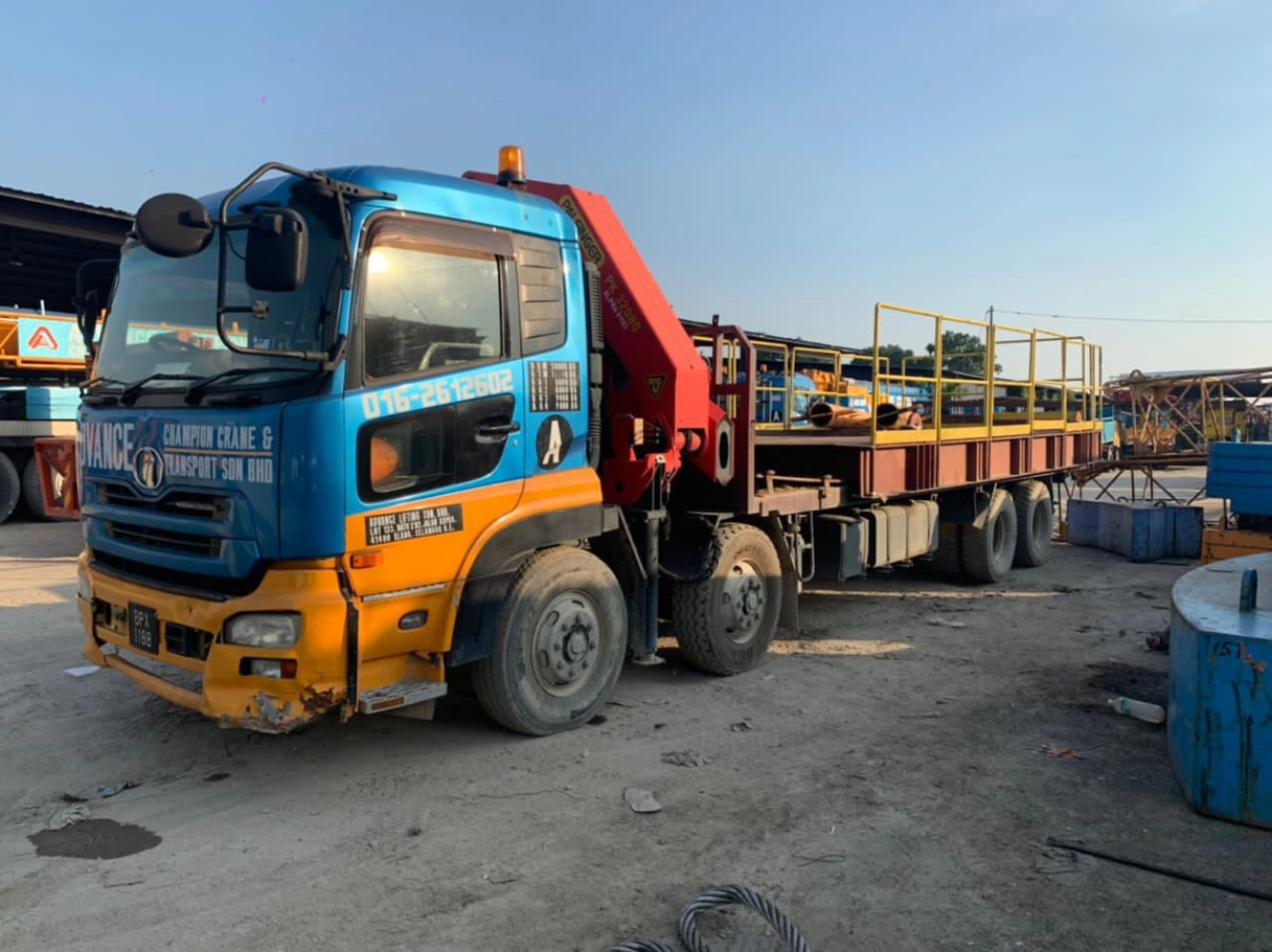 Heavy Duty Platform With Lorry Care Mover