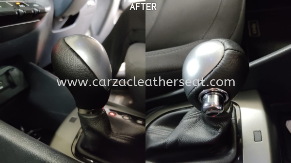 KIA RIO GEAR KNOB REPLACE LEATHER 