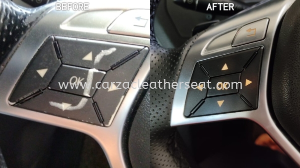 MERCEDES C250 STEERING WHEEL REPLACE LEATHER