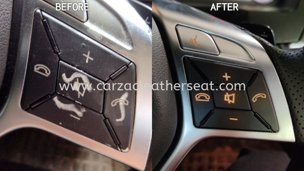 MERCEDES C250 STEERING WHEEL REPLACE LEATHER