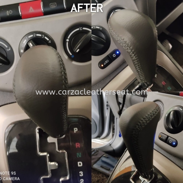 PROTON EXORA GEAR KNOB REPLACE LEATHER 