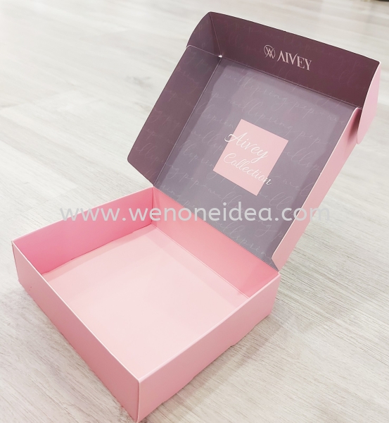 Product Packaging Box with Silver Hot Stamping