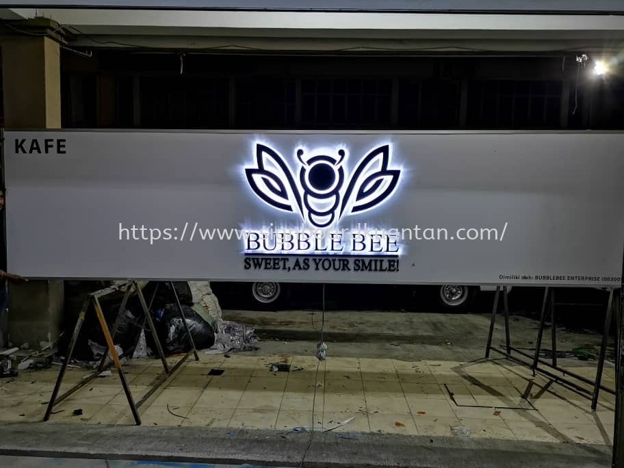 BUBBLE BEE 3D LED BACKLIT SIGNAGE AT KUANTAN