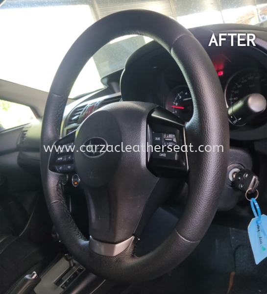 SUBARU XV STEERING WHEEL REPLACE LEATHER