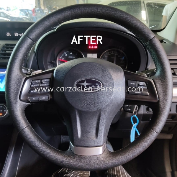 SUBARU XV STEERING WHEEL REPLACE LEATHER