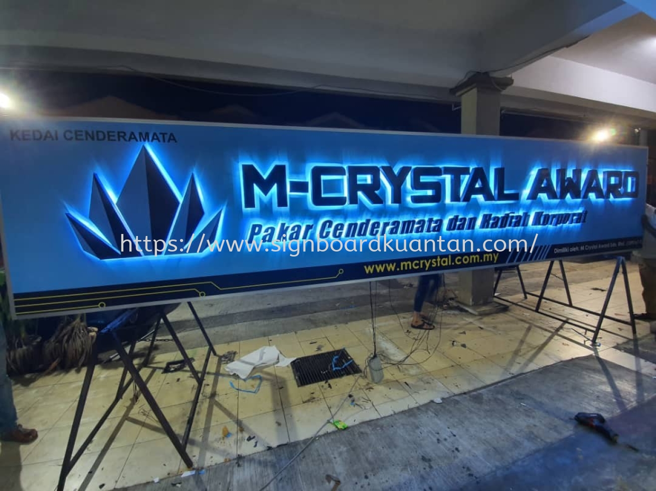 M-CRYSTAL 3D LED BACKLIT SIGNAGE AT KUANTAN