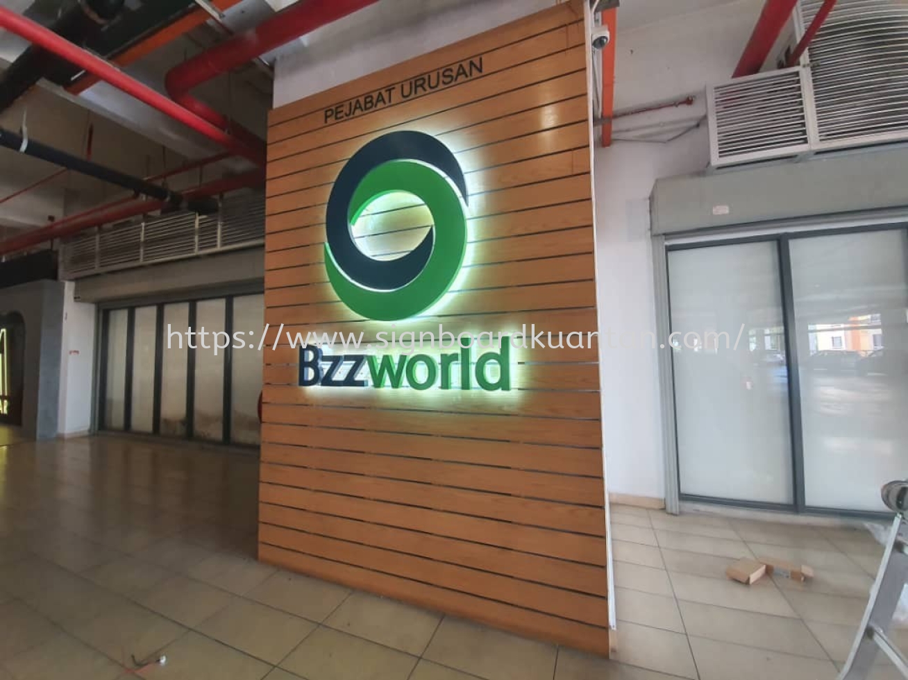 BZZWORLD INDOOR 3D LED BACKLIT SIGNAGE AT KUANTAN